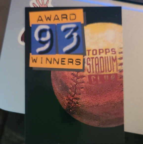 Other | 93 Award Winners Missing Number Baseball Card | Poshmark